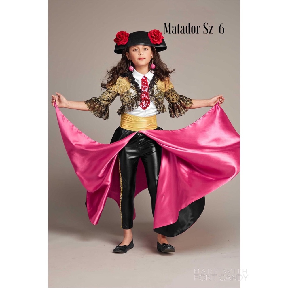 NEW Chasing Fireflies Matador Costume SZ 6